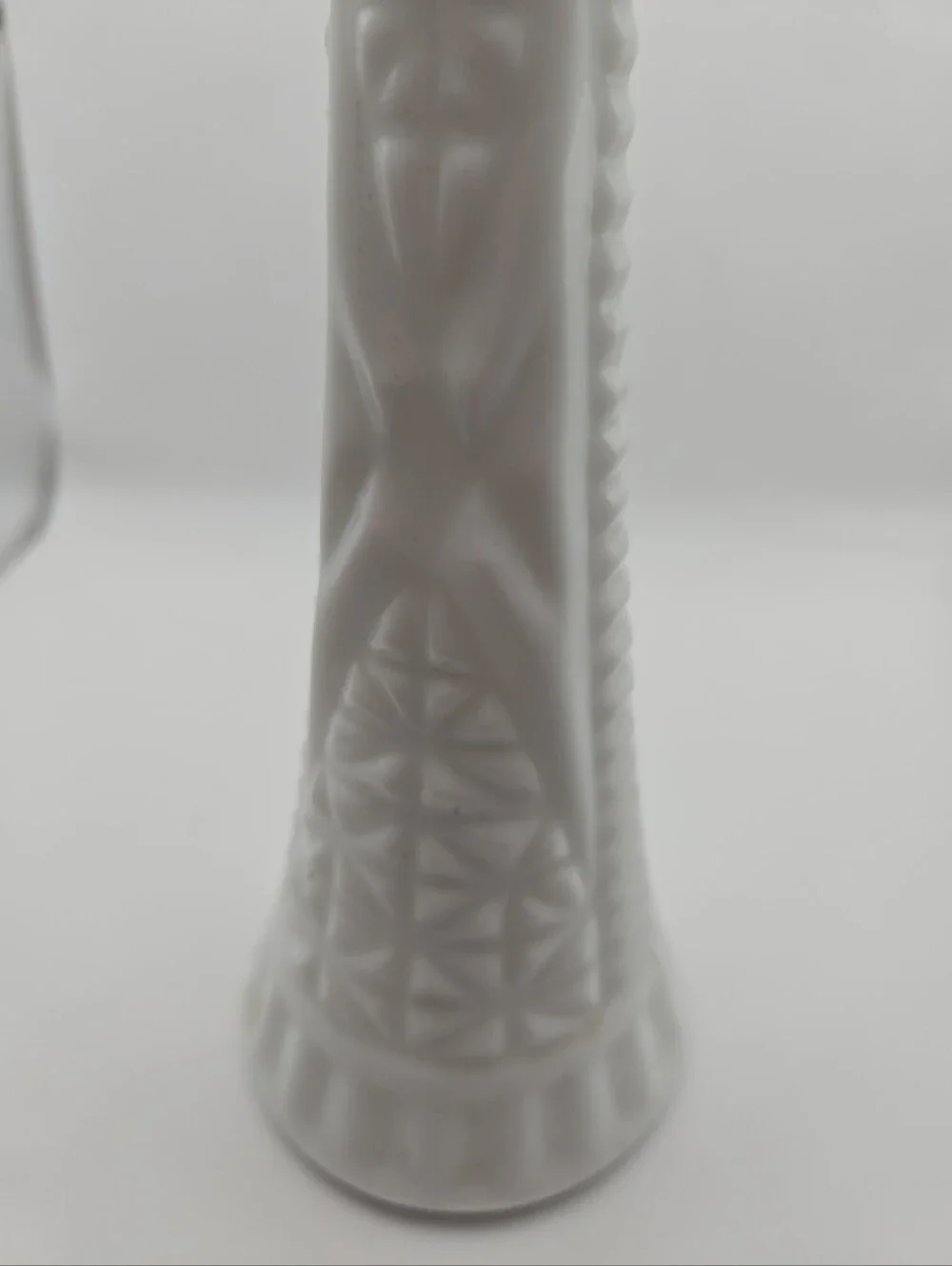 Vintage White Milk Glass Bud Vase